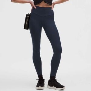 Lululemon Go Further High-Rise 28” Race Leggings in Club Blue